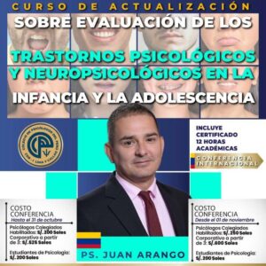 [Estudiantes] Curso de actualización: Sobre evaluación de los trastornos psicológicos y neuropsicológicos en la infancia y la adolescencia