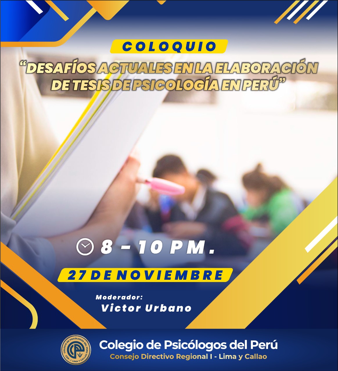 Coloquio: Desafíos actuales en la elaboración de tesis de psicología en Perú