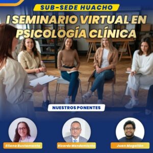 I SEMINARIO VIRTUAL EN PSICOLOGÍA CLÍNICA
