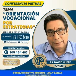 Conferencia Virtual Orientación vocacional por estrategias