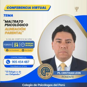 Conferencia Virtual: Maltrato Psicológico: Alineación Parental