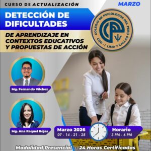 [N HAB] Curso de actualización Detección de dificultades de aprendizaje en contextos educativos y propuestas de acción