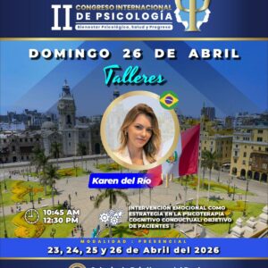 TALLER 5: Intervención Emocional como Estrategia en la Psicoterapia Cognitivo Conductual: Objetivo de pacientes