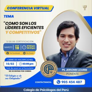 Conferencia Virtual Cómo son los Líderes Eficientes y Competitivos