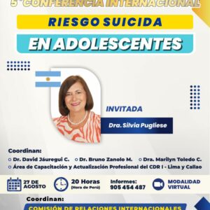 CONFERENCIA: RIESGO SUICIDA EN ADOLESCENTES