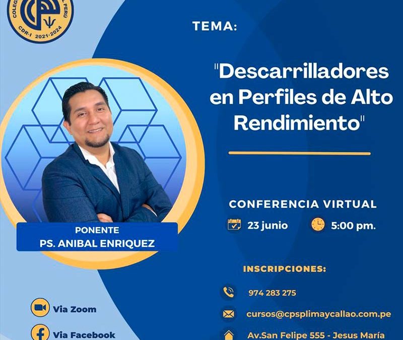 Conferencia: Descarrilladores en perfiles de alto rendimiento