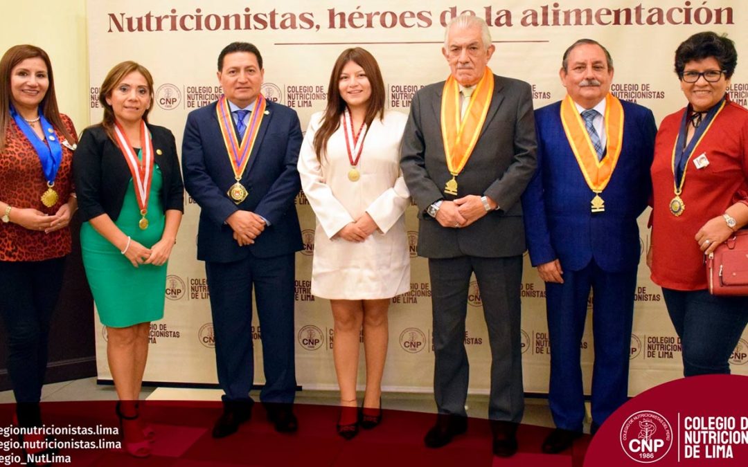 Decana y Secretaria General del CDR I lima y callao participan de evento -Nutricionistas, héroes de la alimentación-