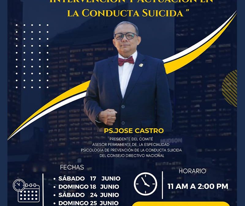 Taller: Intervención y actuación en la conducta suicida