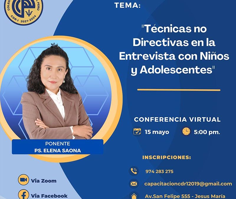 Técnicas no directivas en la entrevista con niños y adolescentes