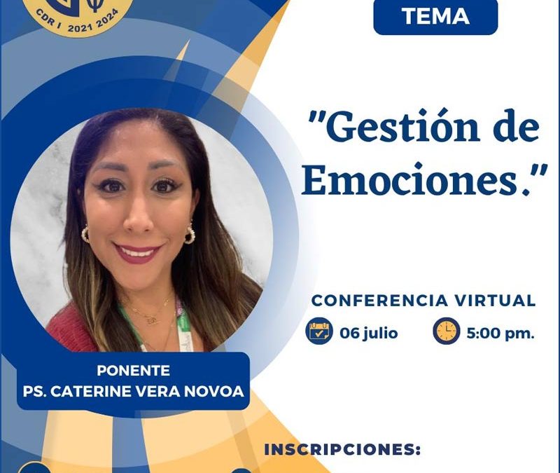 Conferencia: Gestión de emociones