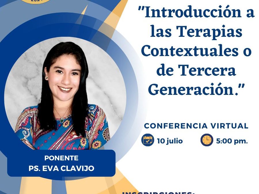 Conferencia: Introducción a las terapias contextuales o de tercera generación