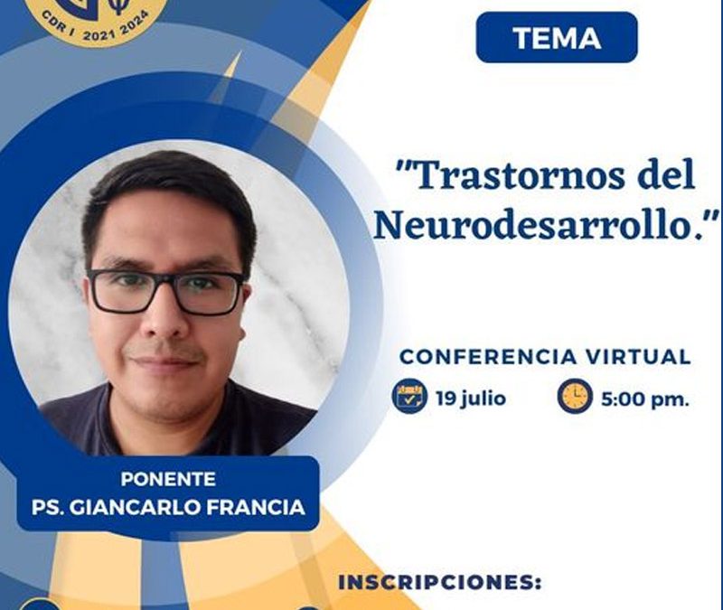 Conferencia: Transtornos del neurodesarrollo