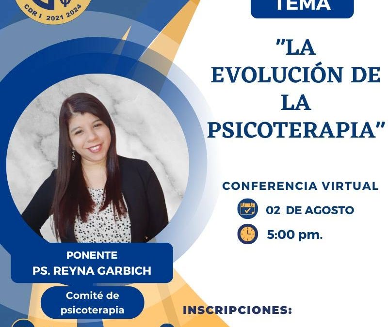 Conferencia: La evolución de la psicoterapia