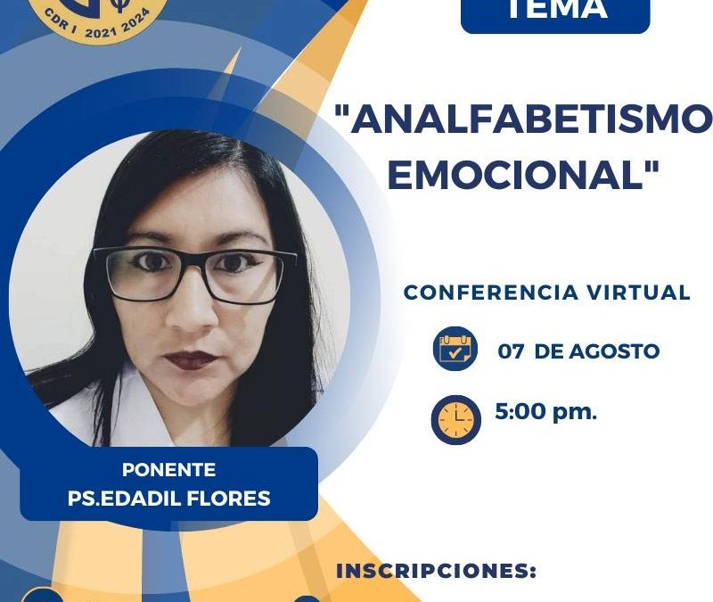 Conferencia: Analfabetismo emocional