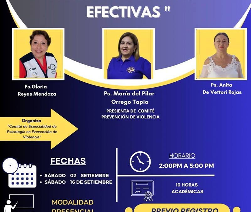 Taller: Estrategias para construir familias afectivas y efectivas