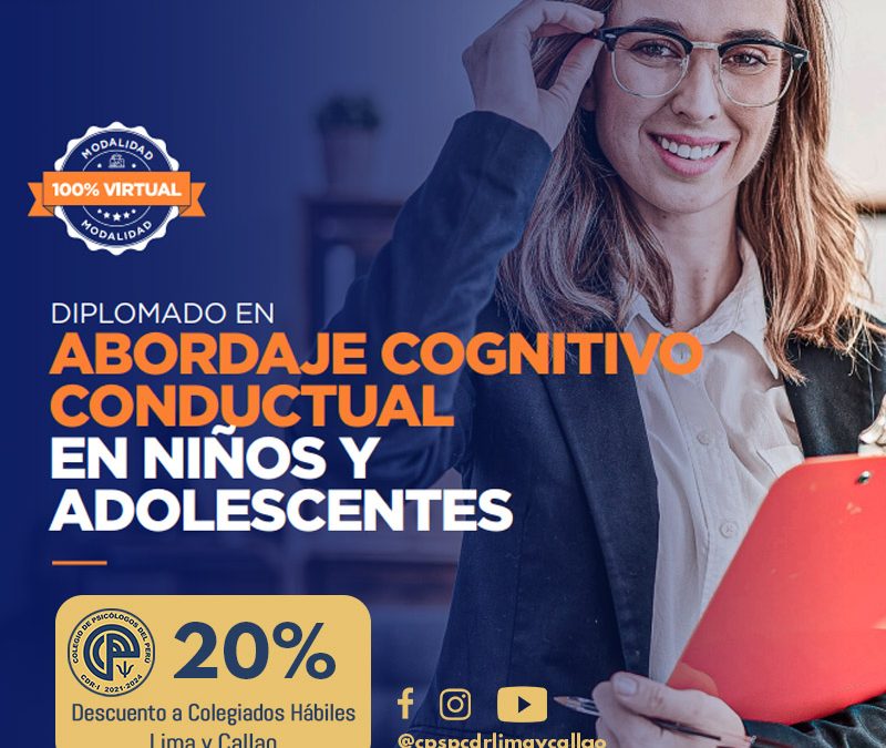 Diplomado abordaje cognitivo conductual en niños y adolescentes