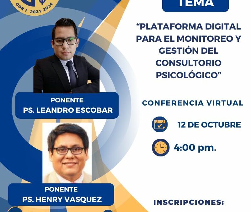 Plataforma digital para el monitoreo y gestión del consultorio psicológico