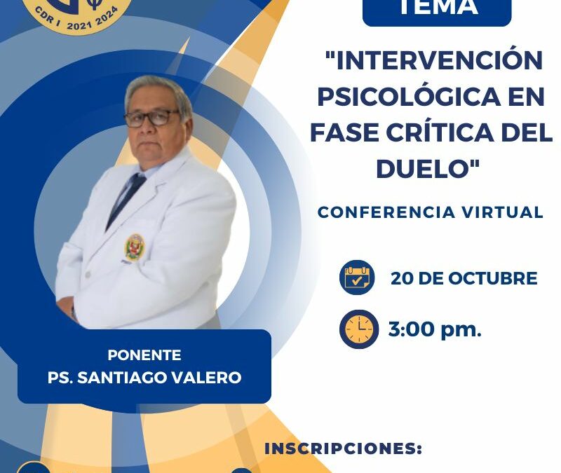 Intervención psicológica en fase crítica del duelo