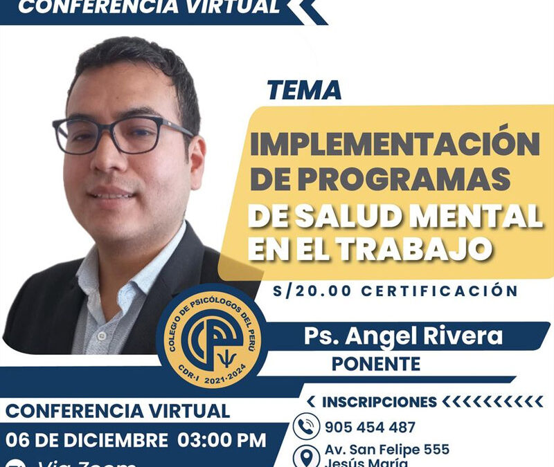 Implementación de programas de salud mental en el trabajo