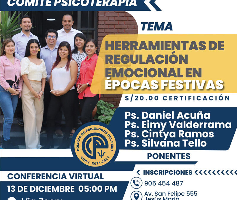 Herramientas de regulación emocional en épocas festivas