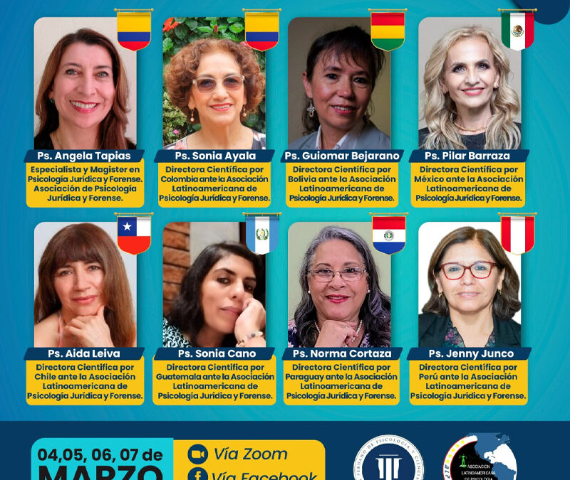 Seminario internacional: Voces Latinoamericanas, de las Psicólogas Jurídicas Forenses