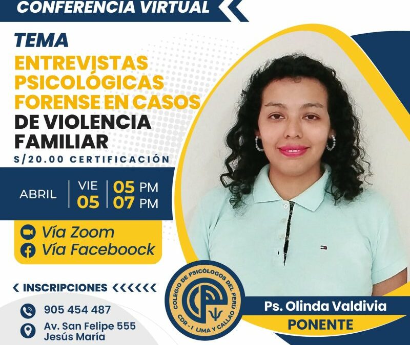 Entrevistas psicológicas forense en casos de violencia familiar