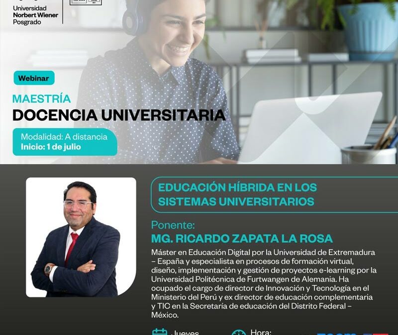 Webminar Maestría Docencia Universitaria