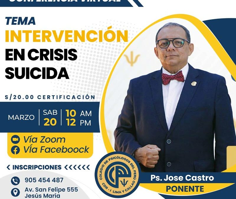 Intervención en crisis suicida