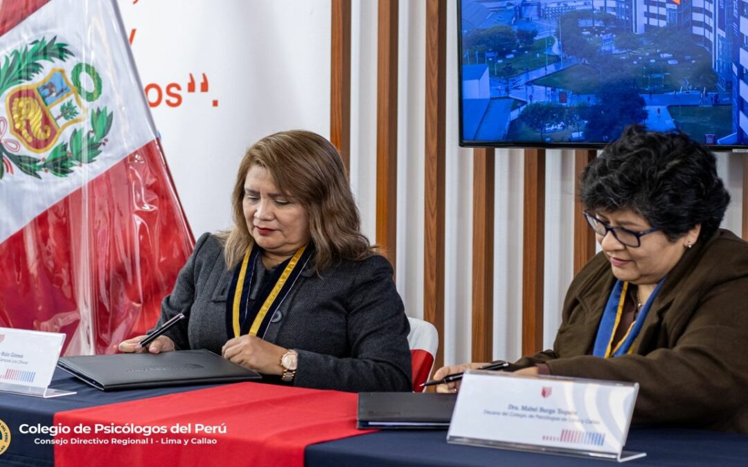 Convenio Consejo Directivo Regional I Lima y Callao y la Universidad César Vallejo