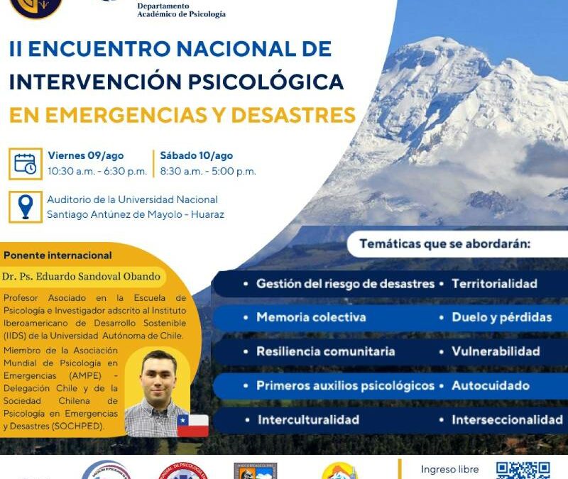 II Encuentro nacional de intervención psicológica en emergencias y desastres