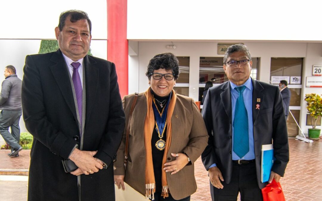 Decana participa en conversatorio “Alcances y perspectivas del estado situacional de los adolescentes en conflicto con la ley penal”