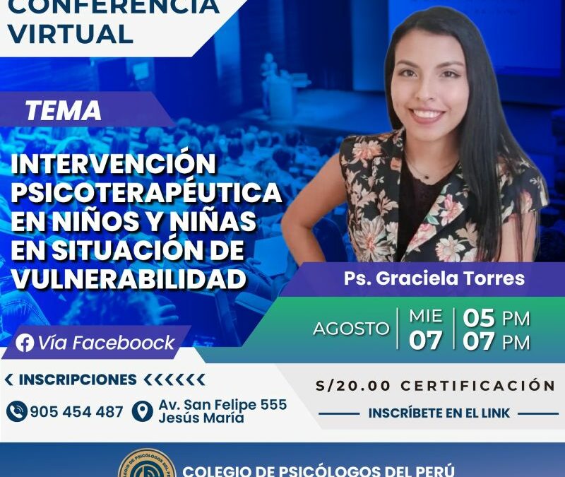 Intervención psicoterapéutica en niños y niñas en situación de vulnerabilidad