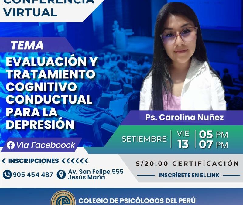 Evaluación y tratamiento cognitivo conductual para la depresión