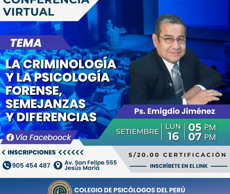 La criminología y la psicología forense, semejanzas y diferencias