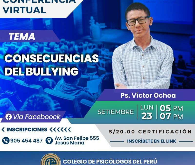 Conferencia: Consecuencias del bullyng