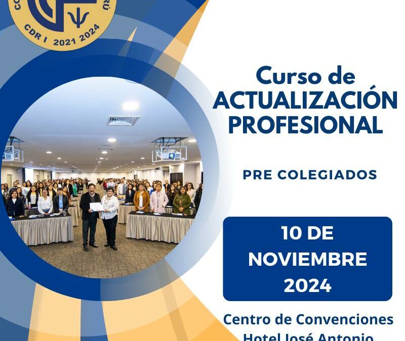 Curso de actualización profesional – Noviembre