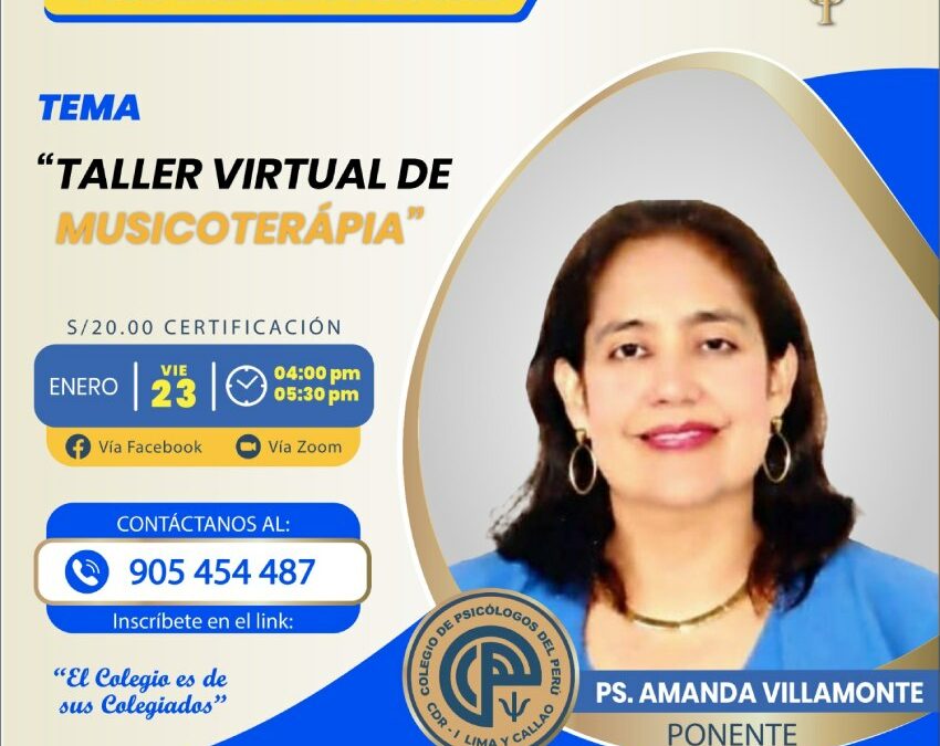 Taller Virtual de Musicoterapia