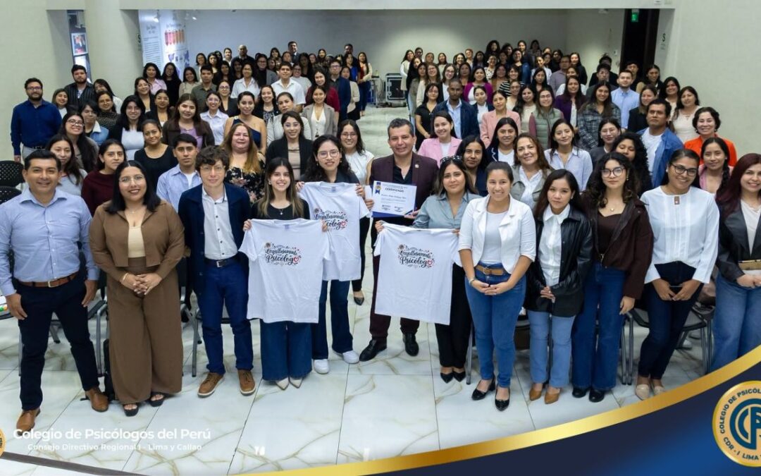 Colegio de Psicólogos del Perú impulsa la formación de futuros colegiados con Jornada de Actualización Profesional y Desarrollo de Competencias