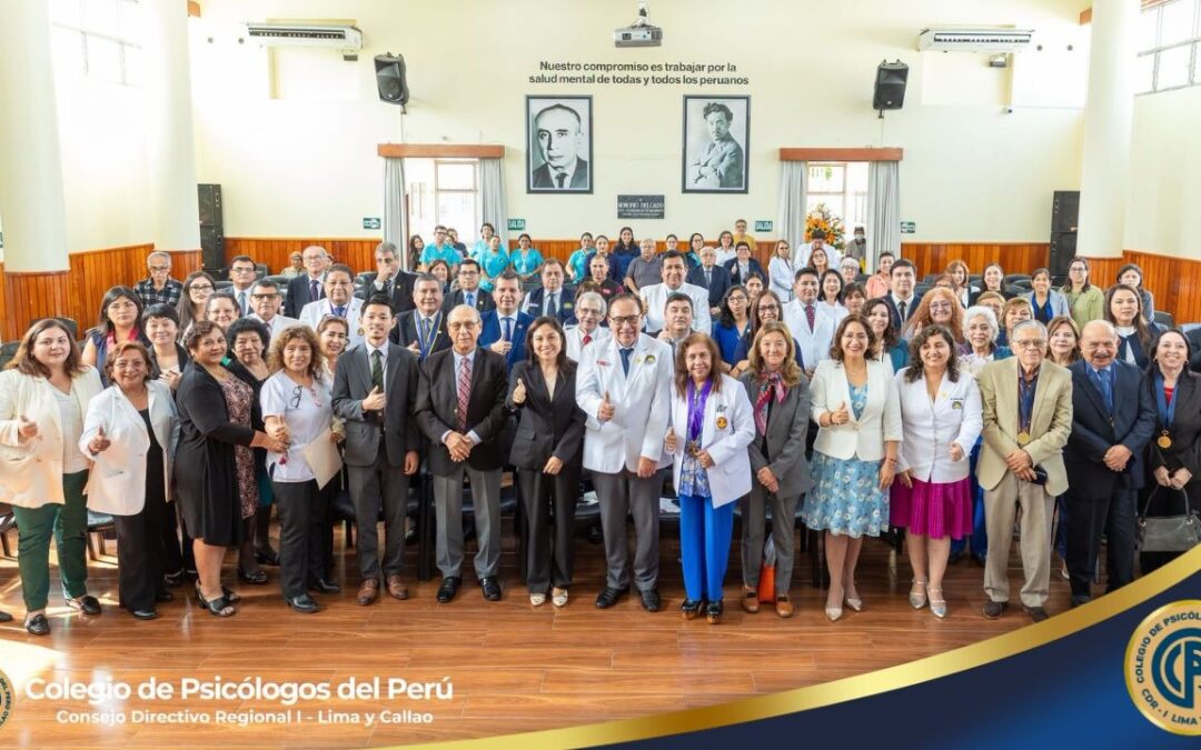 Colegio de Psicólogos del Perú participó en la conmemoración por el 44.° aniversario del Instituto Nacional de Salud Mental “Honorio Delgado – Hideyo Noguchi”
