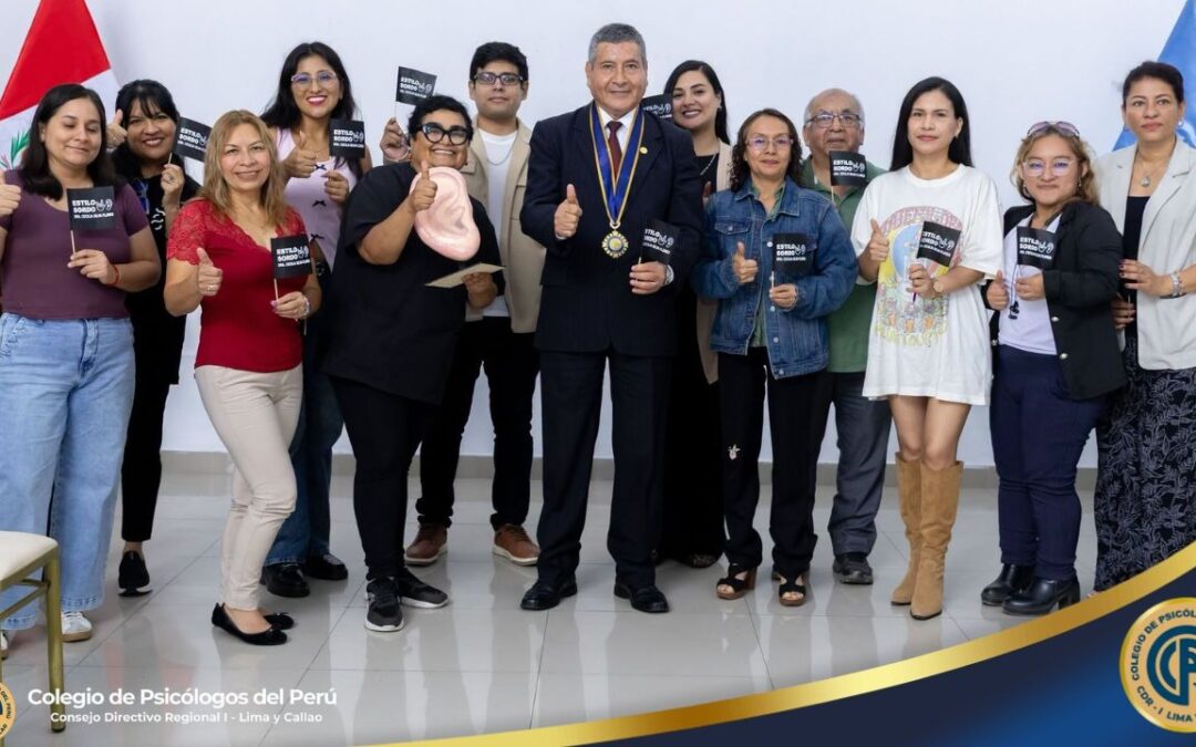 Colegio de Psicólogos del Perú promovió la comunicación inclusiva mediante el Curso Básico de Lengua de Señas