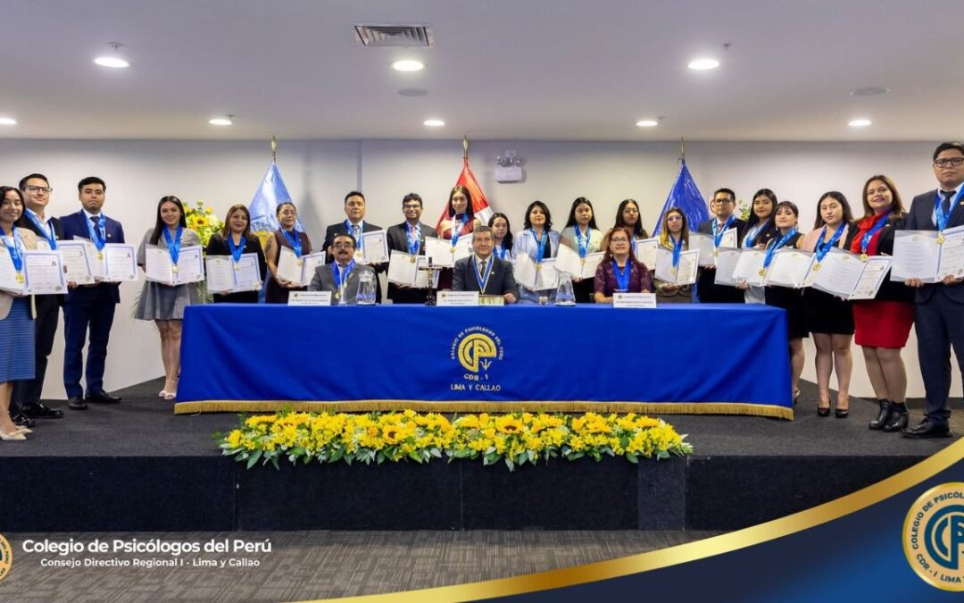 Nuevos profesionales se incorporan al Colegio de Psicólogos del Perú durante la Ceremonia de Colegiatura de mayo de 2026