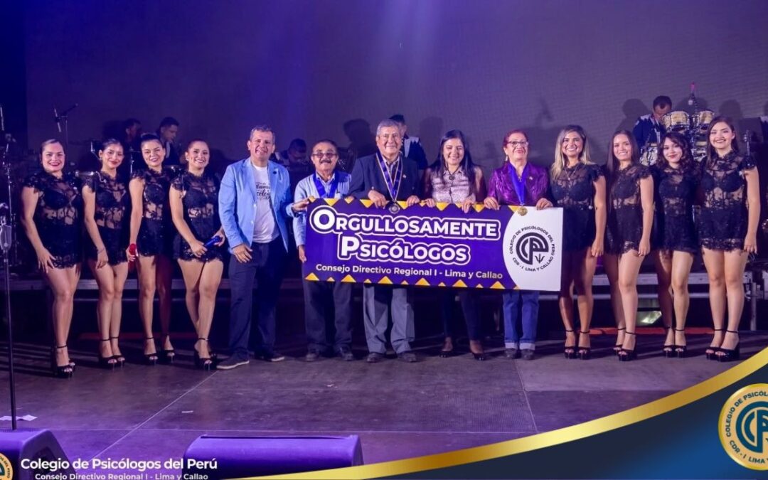 Colegio de Psicólogos del Perú celebró su 46.° aniversario con una emotiva noche de música, integración y confraternidad