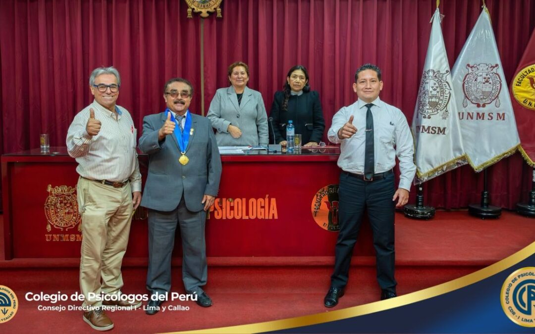 UNMSM impulsa la acreditación de Psicología Organizacional con participación del Colegio de Psicólogos del Perú CDR – I Lima y Callao