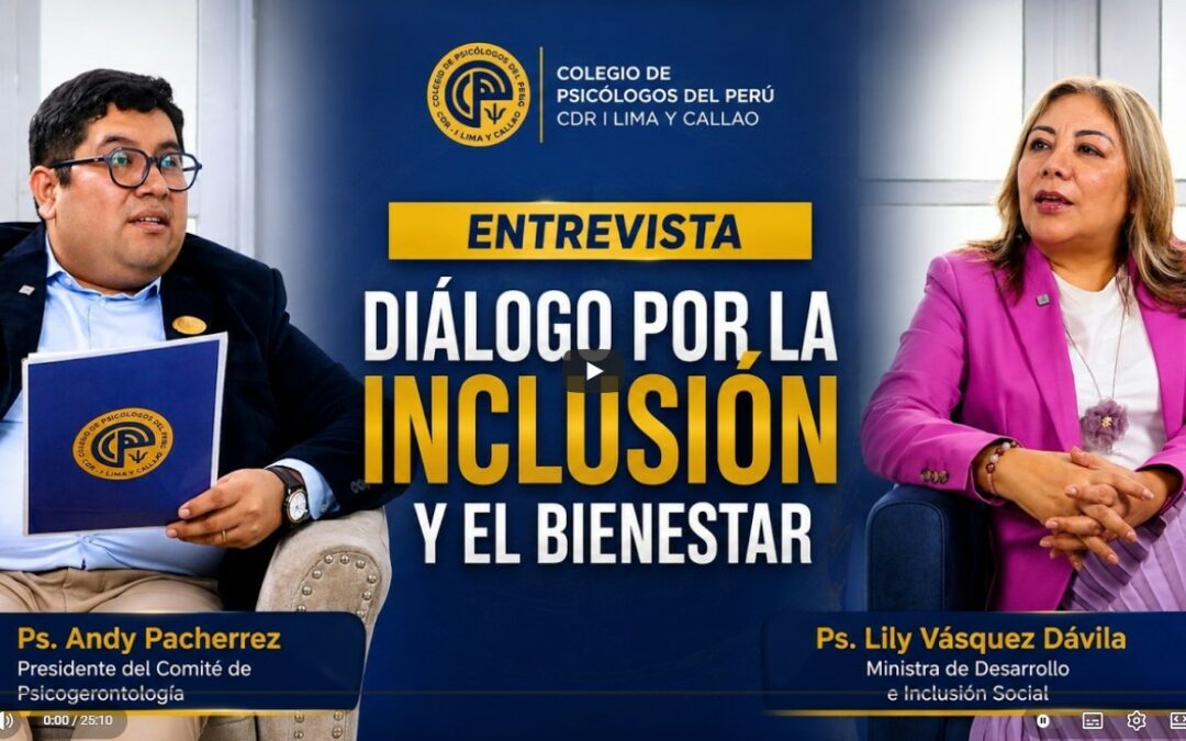 Entrevista a l Ministra de Desarrollo e Inclusión Social Ps. Lily Vásquez Dávila