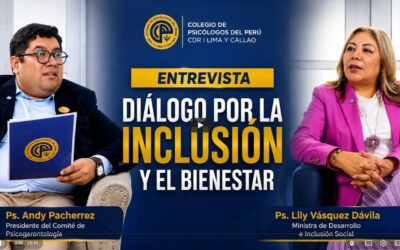 Entrevista a l Ministra de Desarrollo e Inclusión Social Ps. Lily Vásquez Dávila