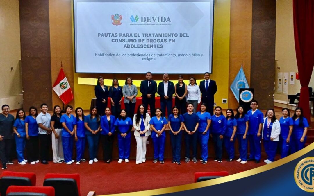 CDR – I Lima y Callao participó en inauguración de curso especializado sobre el tratamiento del consumo de drogas en adolescentes