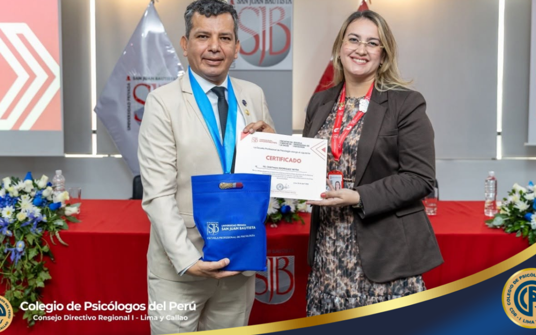 CDR – I Lima y Callao participa en la inauguración de la Semana del Psicólogo de la Universidad Privada San Juan Bautista