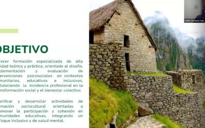 Programa de Actualización Profesional en Intervención Psicosocial Comunitaria e Inclusión Social