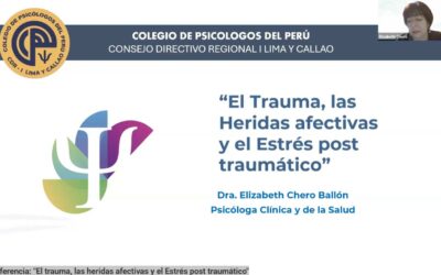 Conferencia: «El trauma, las heridas afectivas y el Estrés post traumático»